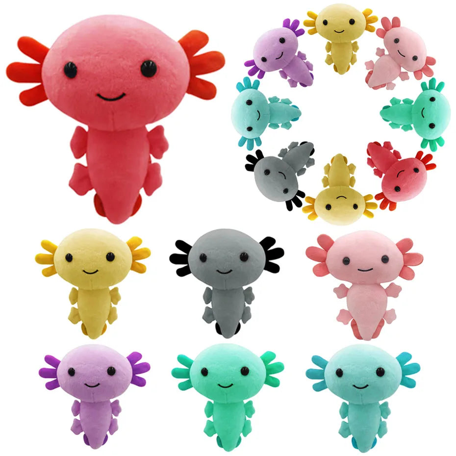 Cute Axolotl Plush – Soft Stuffed Animal Plushie Doll Perfect for Gifting and Home Decoration