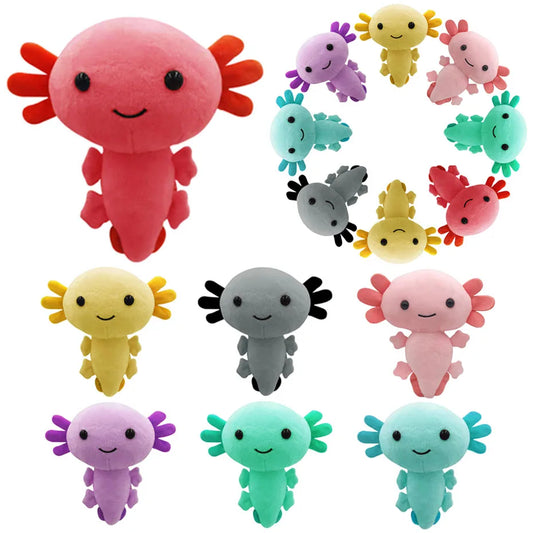 Cute Axolotl Plush – Soft Stuffed Animal Plushie Doll Perfect for Gifting and Home Decoration