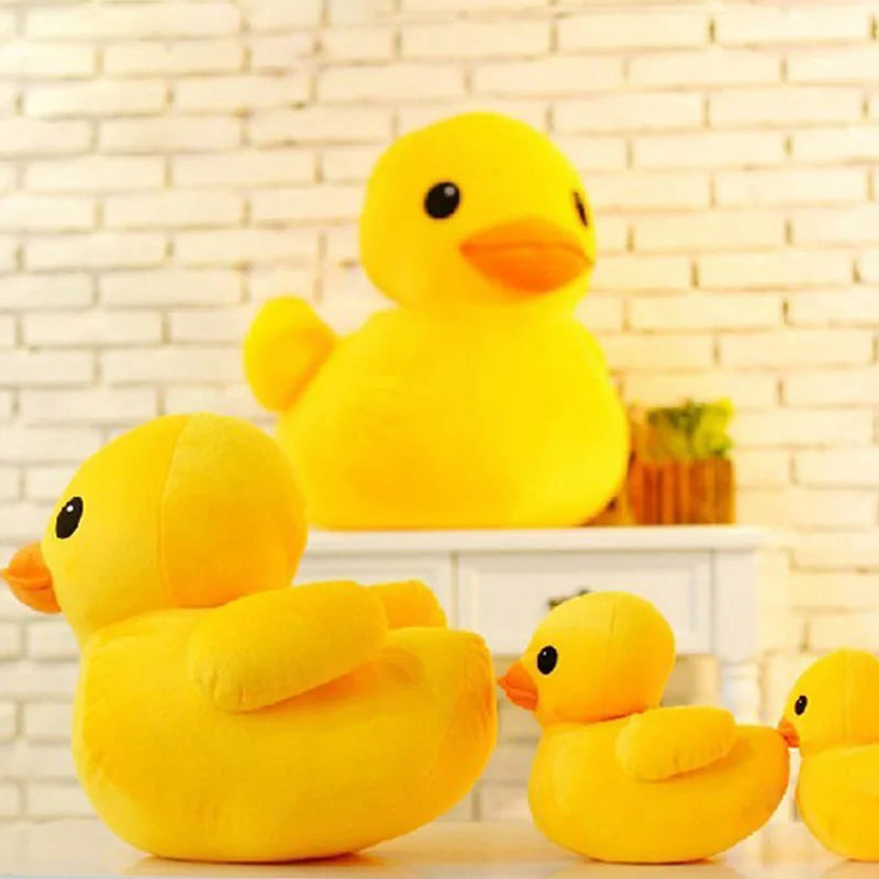 Kawaii Yellow Duck Plush – Soft Stuffed Animal Doll, Adorable Gift Idea for Birthdays, Holidays, or Any Special Moment