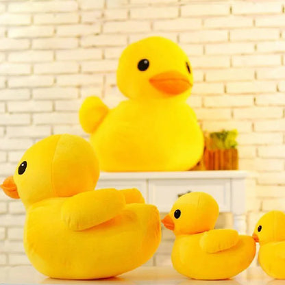 Kawaii Yellow Duck Plush – Soft Stuffed Animal Doll, Adorable Gift Idea for Birthdays, Holidays, or Any Special Moment