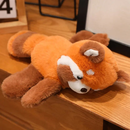 Creative Animal Wrap Plush – Soft Stuffed Gifts Raccoon, Fox, Husky, Cat & Monkey Dolls for Birthdays and Special Occasions