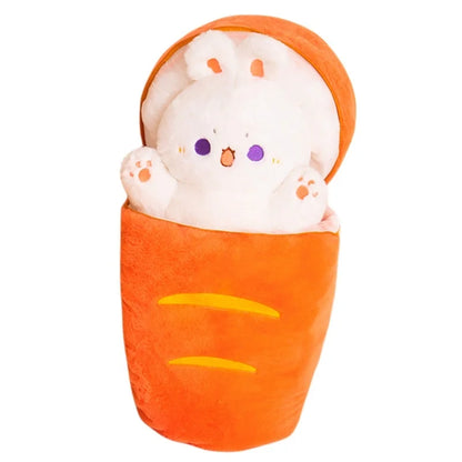 Taiyaki Cat Plush – Kawaii Anime Figure Plushie, Cat Hiding in Cushion Bag, Perfect for Gifts and Home Decoration