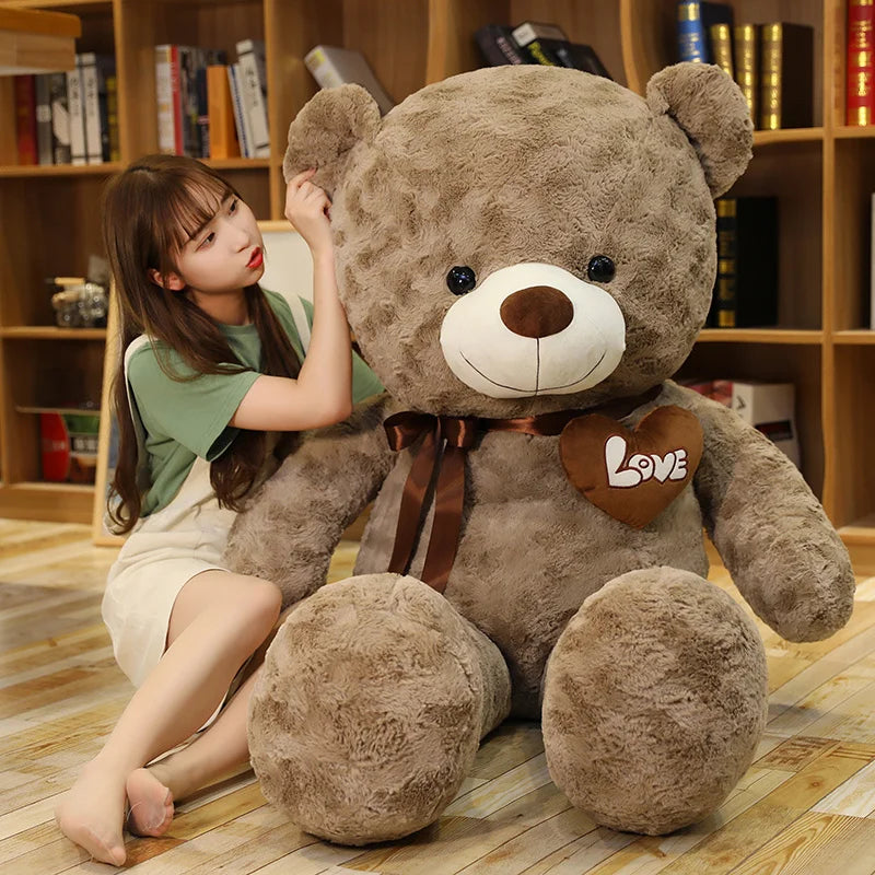 High-Quality Teddy Bear Plush – Love-Themed Stuffed Cushion, Cozy Decorative Gift for special Occasion