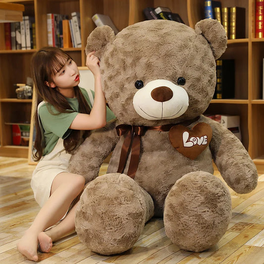 High-Quality Teddy Bear Plush – Love-Themed Stuffed Cushion, Cozy Decorative Gift for special Occasion