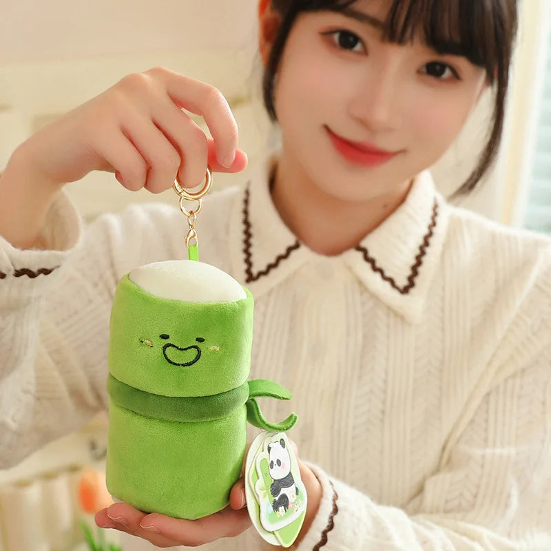 Cute Panda Plush – Small Fluffy Stuffed Animal Pendant, Soft Bag Decoration and Birthday Gift