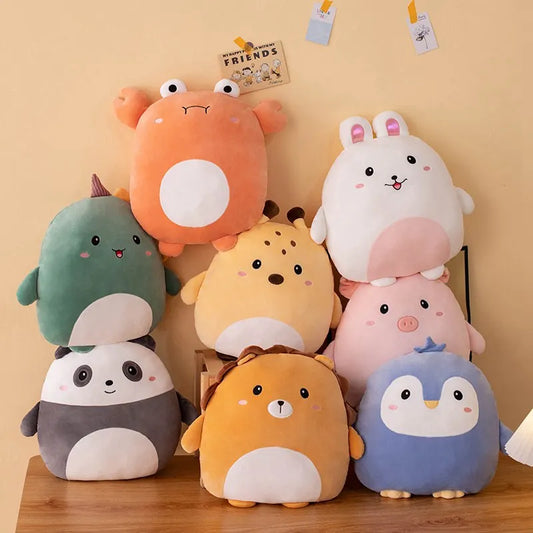 Cuddly Kawaii Animal Plush Pillow – Penguin, Pig, Rabbit, Panda, Crab – Soft Plushie Doll for Prefect’ Birthday Gift (40 cm)