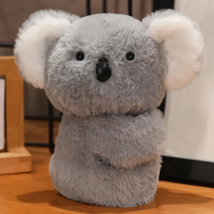 Creative Animal Wrap Plush – Soft Stuffed Gifts Raccoon, Fox, Husky, Cat & Monkey Dolls for Birthdays and Special Occasions