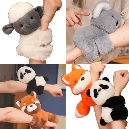 Creative Animal Wrap Plush – Soft Stuffed Gifts Raccoon, Fox, Husky, Cat & Monkey Dolls for Birthdays and Special Occasions