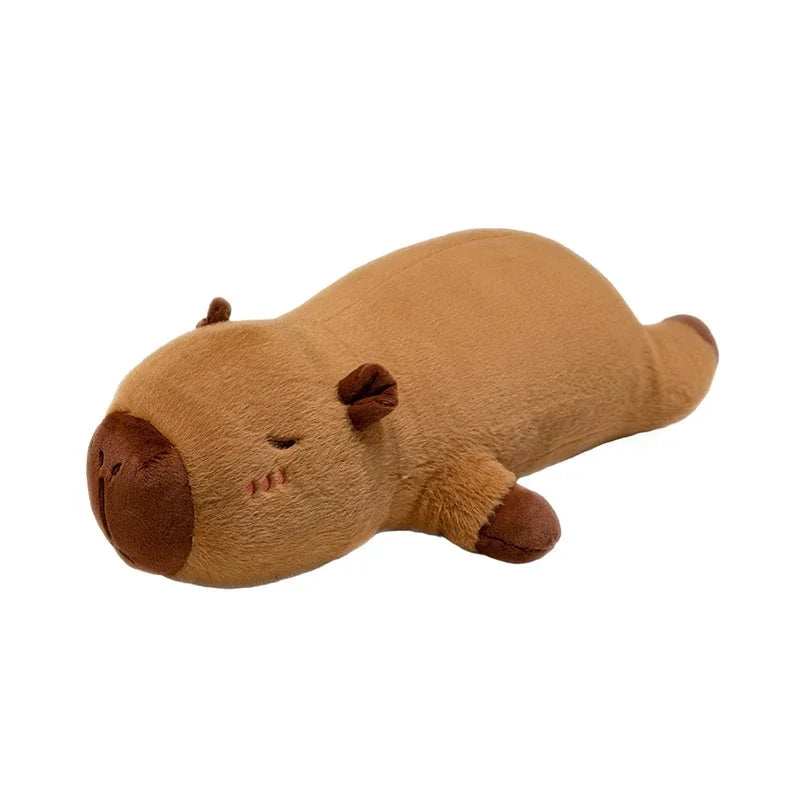 Cuddly Capybara Plush – Soft Stuffed Capybara Doll, Long Sleep Pillow and Sofa Cushion, Perfect Birthday and Gift