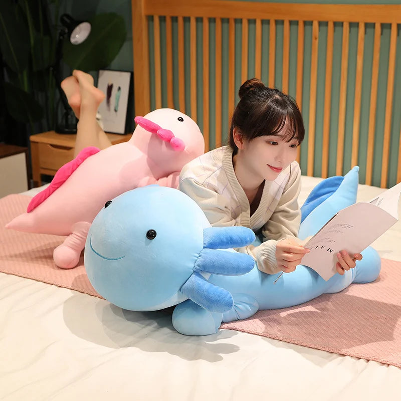 Axolotl Plush –  Cute Cartoon Stuffed Animal Pillow, Perfect Birthday and Christmas Gifts, Home Decoration