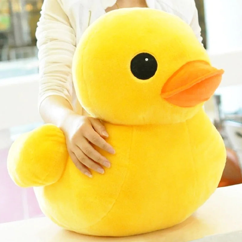 Kawaii Yellow Duck Plush – Soft Stuffed Animal Doll, Adorable Gift Idea for Birthdays, Holidays, or Any Special Moment