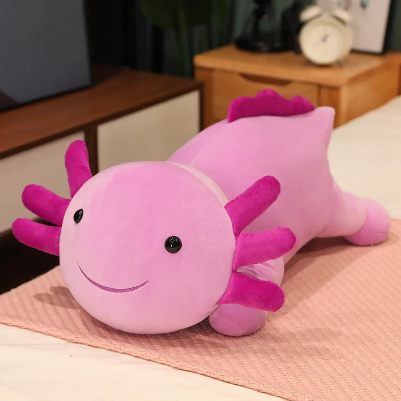 Axolotl Plush –  Cute Cartoon Stuffed Animal Pillow, Perfect Birthday and Christmas Gifts, Home Decoration