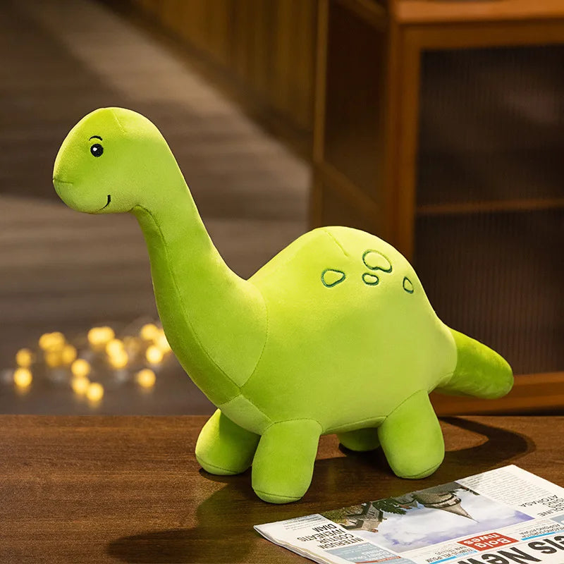 Colourful Dinosaur Plush – Cute Stuffed Triceratops Plushie, Soft Kawaii Animal Collectible and Decorative Gift for Home