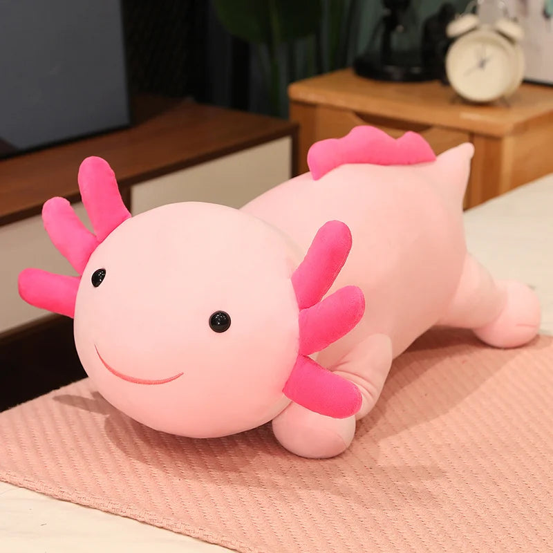Axolotl Plush –  Cute Cartoon Stuffed Animal Pillow, Perfect Birthday and Christmas Gifts, Home Decoration