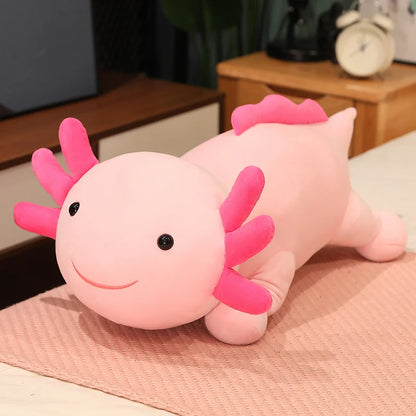 Axolotl Plush –  Cute Cartoon Stuffed Animal Pillow, Perfect Birthday and Christmas Gifts, Home Decoration