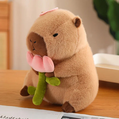 Capybara Plush  – Cute Stuffed Animal in Unicorn, Dinosaur, Boba, and Fruit Costumes, Perfect for Decoration and Gifts