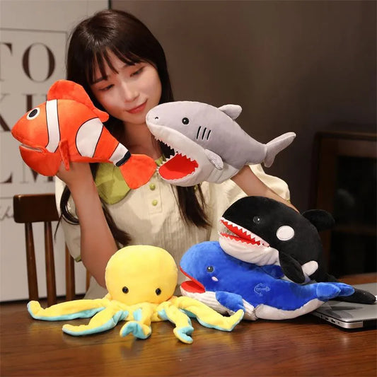 Kawaii Hand Finger Puppets – Soft Plush Animal Characters for Storytelling, Learning, and Imaginative Play, Unique Gift