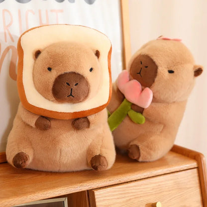 Capybara Plush  – Cute Stuffed Animal in Unicorn, Dinosaur, Boba, and Fruit Costumes, Perfect for Decoration and Gifts