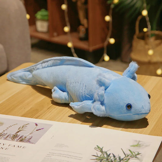 Kawaii Axolotl Plush – Soft Stuffed Salamander Doll, Cozy Decorative Pillow and Cute Gift