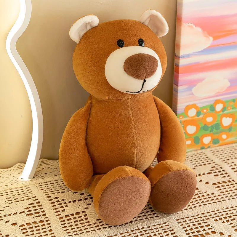 Jungle Animals Plush –  Soft Stuffed Doll (Bear, Lion, Tiger, Raccoon, Monkey) – Cute Birthday Gift.