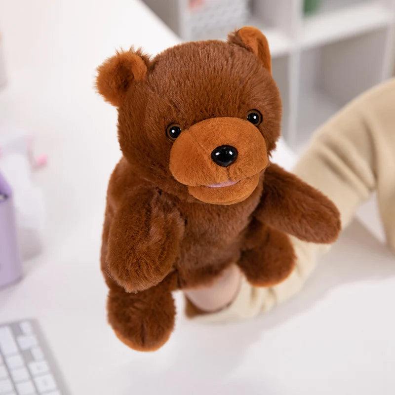 Kawaii Hand Finger Puppets – Soft Plush Animal Characters for Storytelling and Early Learning, Cute and Creative Gift