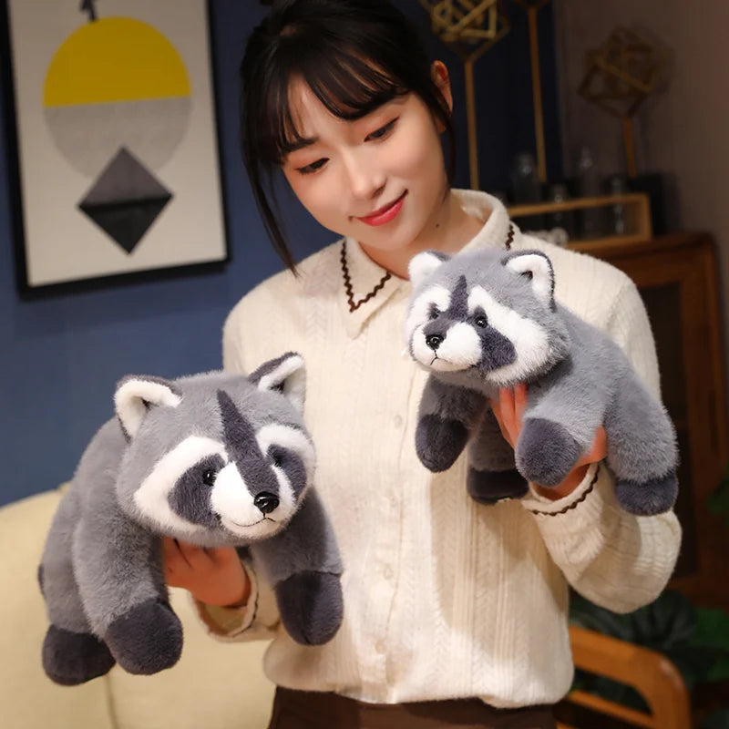 Kawaii Raccoon Plush – Soft Stuffed Animal Cushion, Adorable Decorative Gift for Special Occasion
