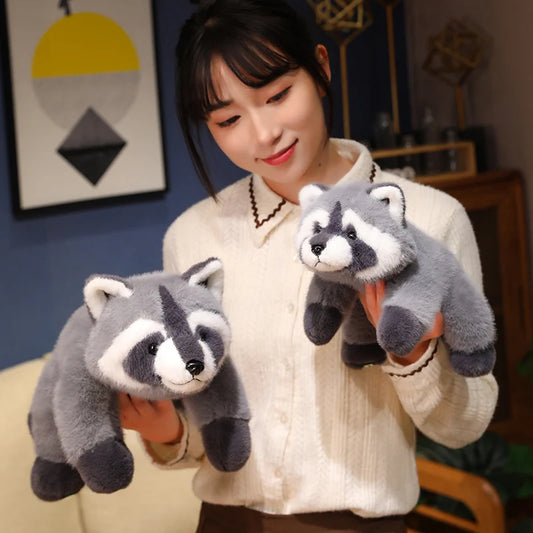 Kawaii Raccoon Plush – Soft Stuffed Animal Cushion, Adorable Decorative Gift for Special Occasion