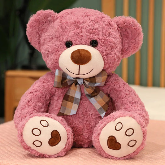 Adorable Plush Teddy Bear – Stuffed Animal with Bow Tie, Great for Gifting, Comfort, or Decoration