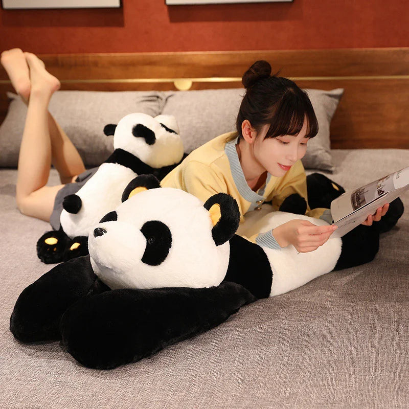 Giant Panda Plush – Soft Cartoon Bear Sleep Pillow, Cozy Stuffed Cushion and Classic Gift for Holidays or Special Occasions