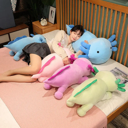 Axolotl Plush –  Cute Cartoon Stuffed Animal Pillow, Perfect Birthday and Christmas Gifts, Home Decoration
