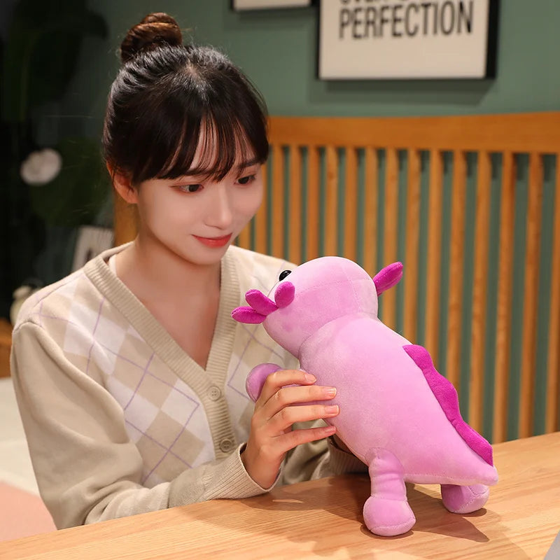 Axolotl Plush –  Cute Cartoon Stuffed Animal Pillow, Perfect Birthday and Christmas Gifts, Home Decoration